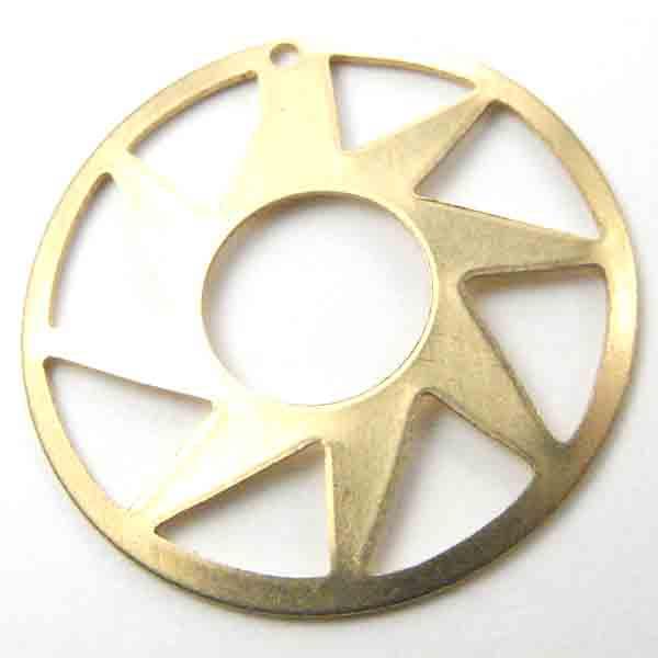 Brass 27MM Openwork Sun