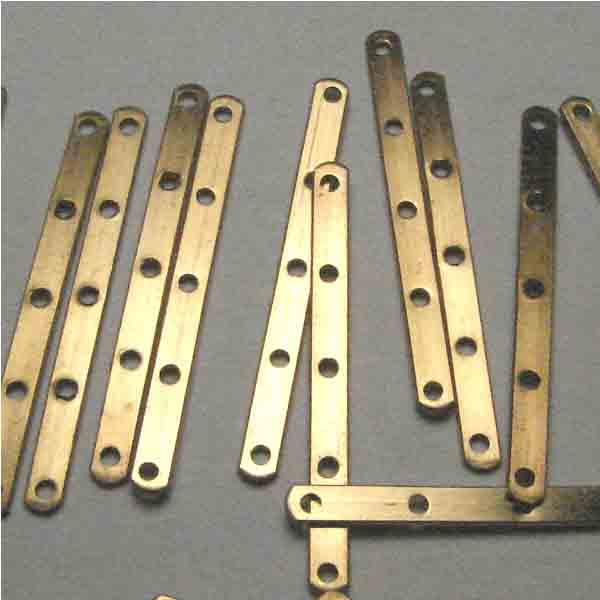Brass 27x1MM 5 Hole Spacer Bar