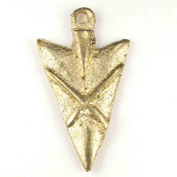 Brass 29x17MM Arrowhead 3-D