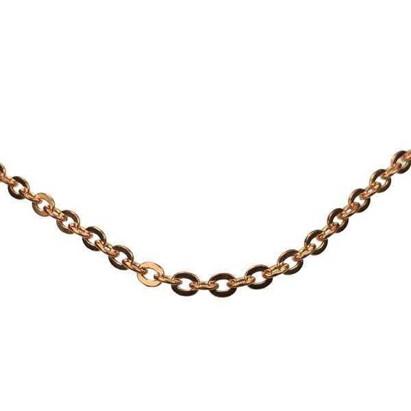 Brass 2MM Flat Oval Cable Chain