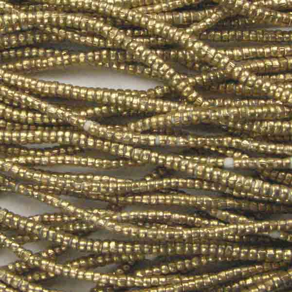 Brass 2mm Handformed African Seed Bead