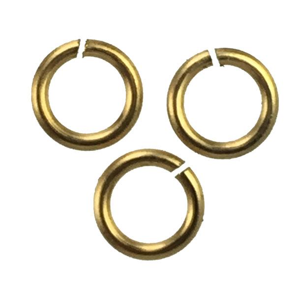 Brass 4.6MM 23 Gauge Round Jump Ring