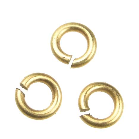 Brass 4MM Open Jump Ring 20 Gauge