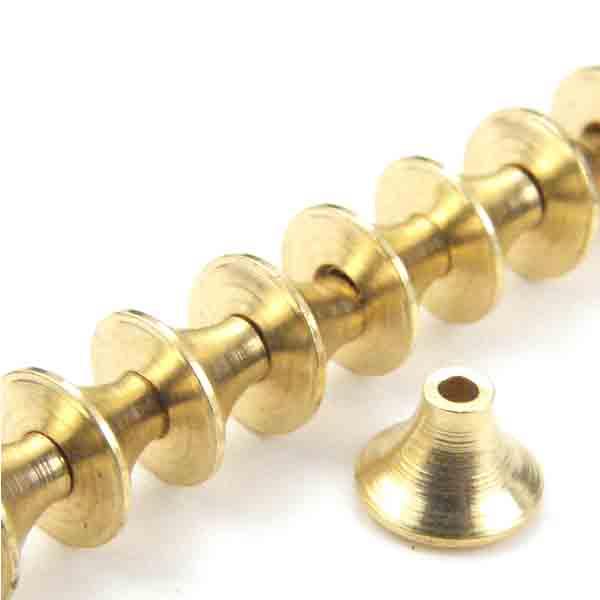 Brass 4X6MM Solid Flared Cone