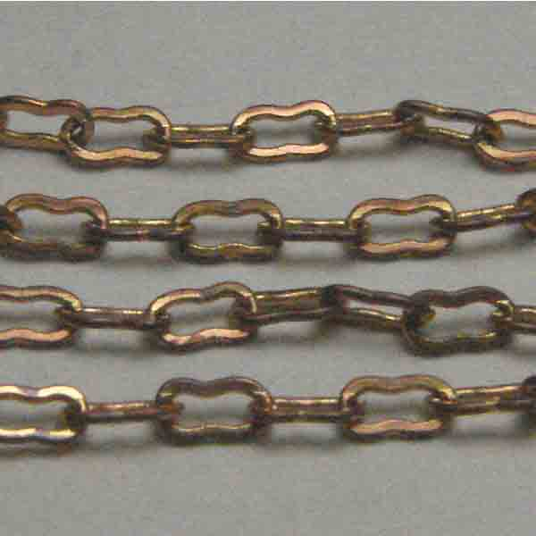 Brass 4x2MM Fancy Cable Chain