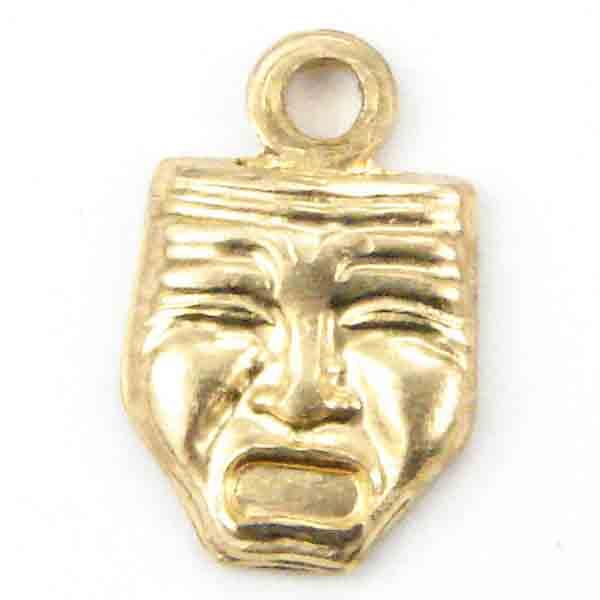 Brass 7x6 Tragedy Mask