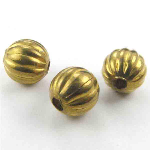 Brass 8MM Corrugated Melon Ball