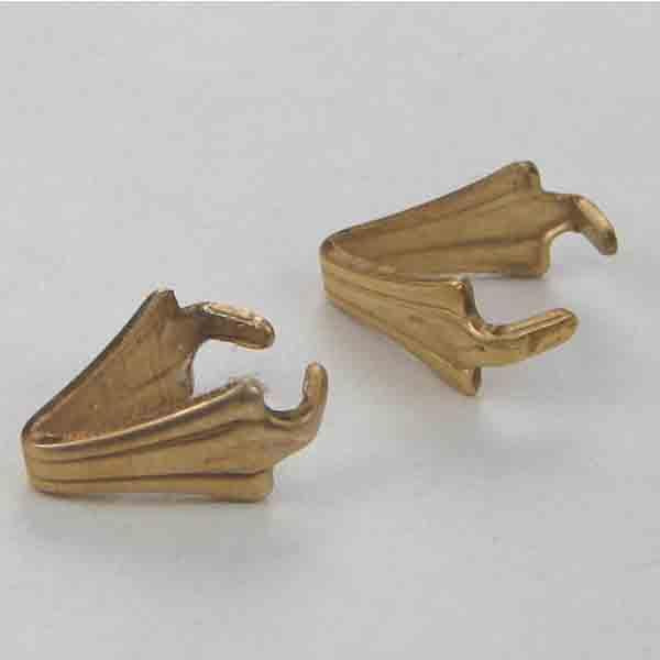 Brass 8MM No Loop Pinch Bail