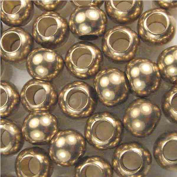 Brass 9x7MM Ball Large Hole (3.5MM)