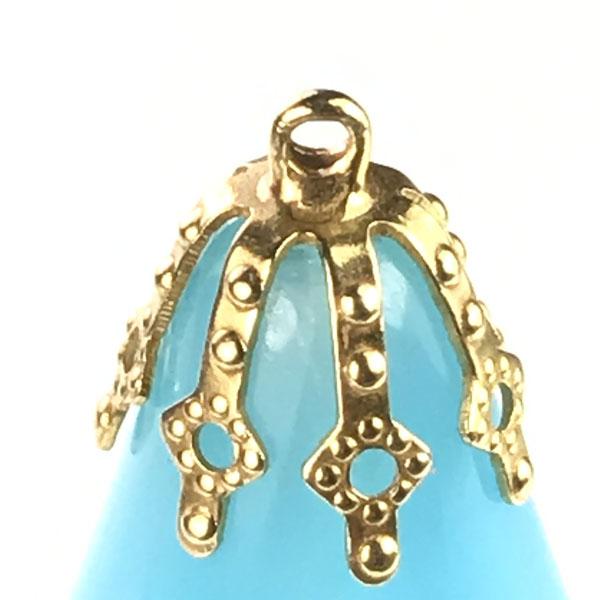 Brass Filigree 10MM Bell Cap