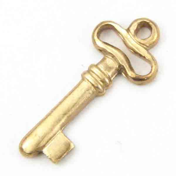 Brass Key 15X6.5MM Diestruck
