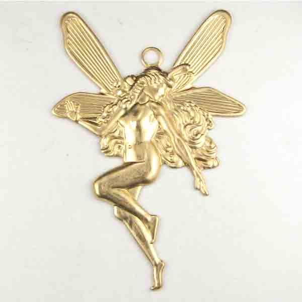 Brass Left Facing 25x17MM Fairy