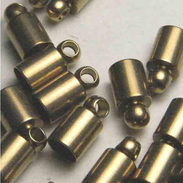 Brass Looped End Cap 4MM Opening