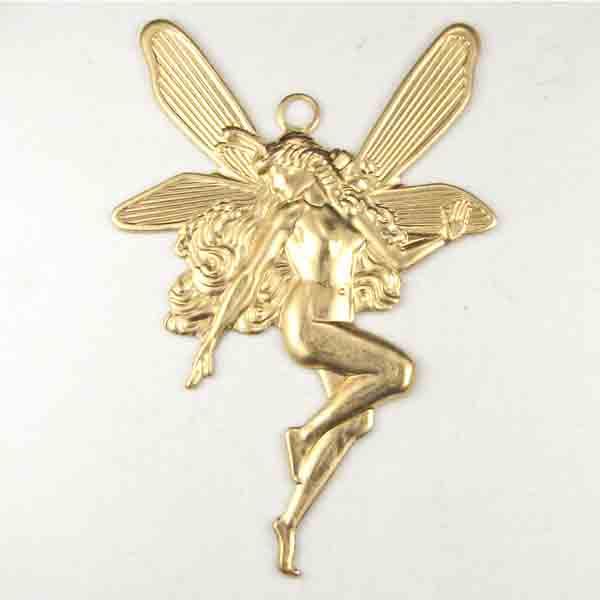 Brass Right Facing 25x17MM Fairy