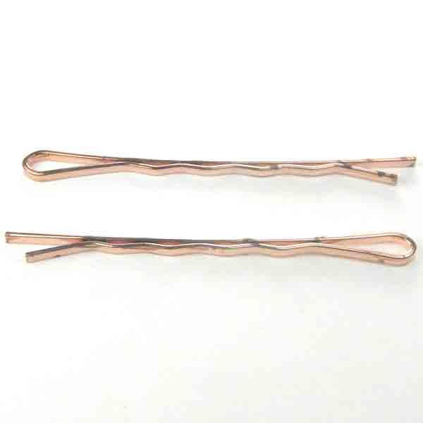 Brite Copper 2 1/8 Inch Bobby Pin 1.5MM Wide