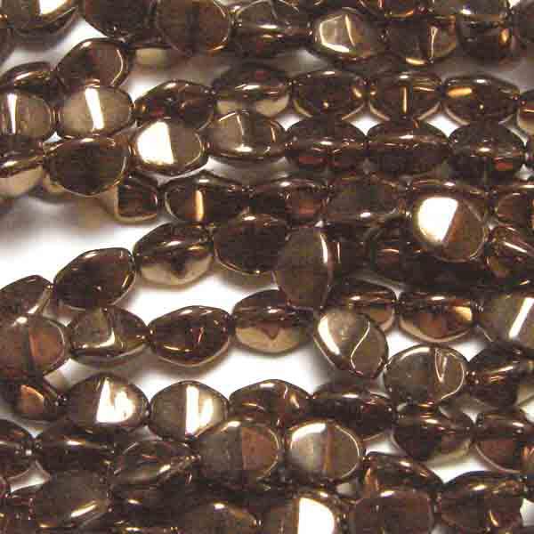 Bronze 5MM Pinched Oval