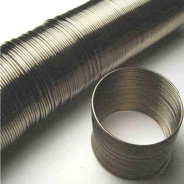 Bronzy Gold 20MM Memory Wire Finger Size