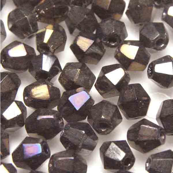 Brown Iris 4MM Fire Polish Bicone