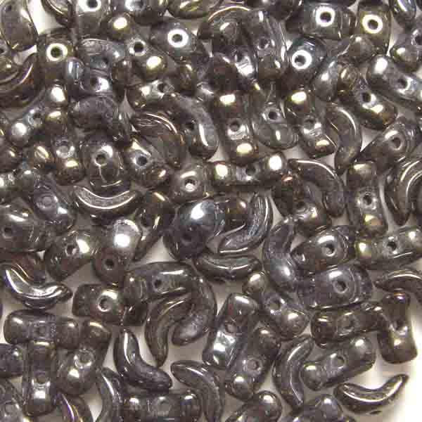 Brown Iris 8x4MM Crescent Wing