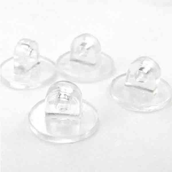 Button Shank 10MM Clear Plastic