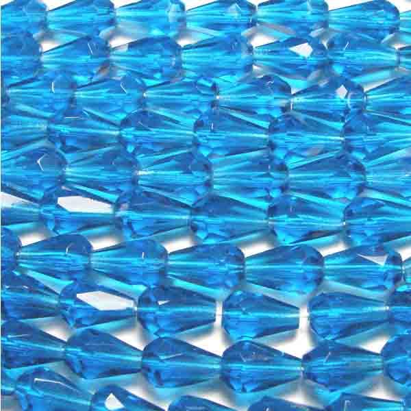 Capri Fire Polish Tear 10x7MM