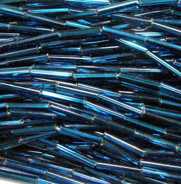 Capri Silver Lined Size 5 (12MM) Bugle Bead