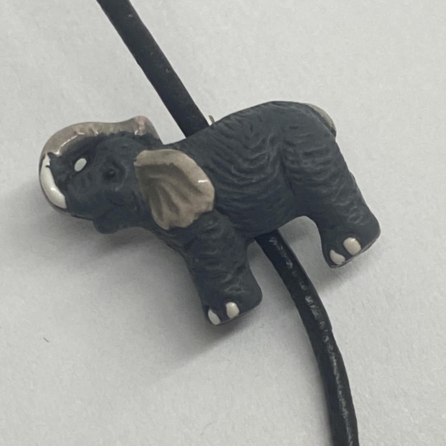 Ceramic Elephant Bead 13X14MM