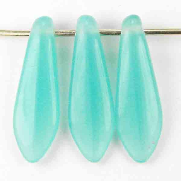 Chrysoprase Opal Dagger 15X5 Dagger Pendant