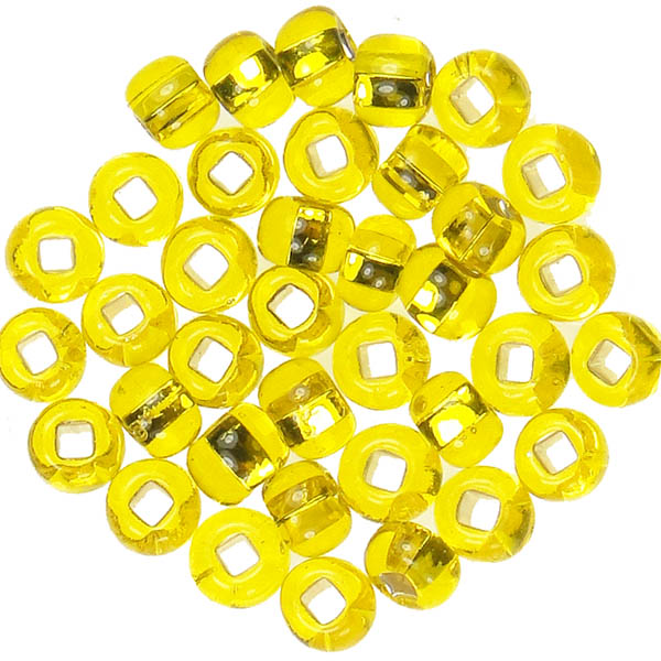 Citrine Silver Lined 6/0 Seed Bead