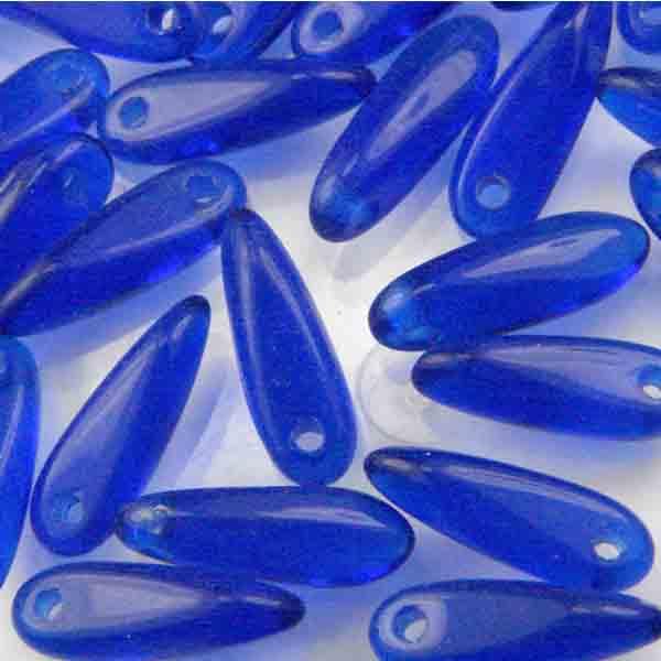 Cobalt 10x3MM Dagger Pendant