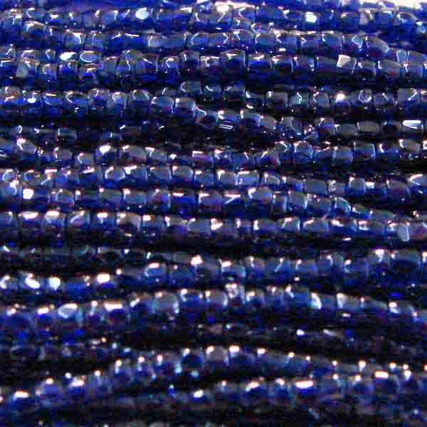 Cobalt Lustre 12/0 3 Cut Seed Bead