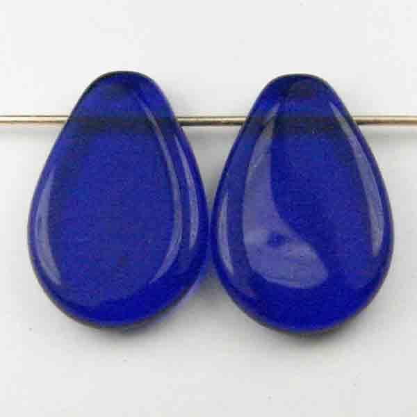 Cobalt 12x18MM Flat Tear Drop
