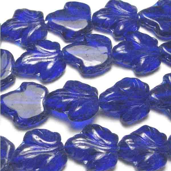 Cobalt 15x14MM Leaf