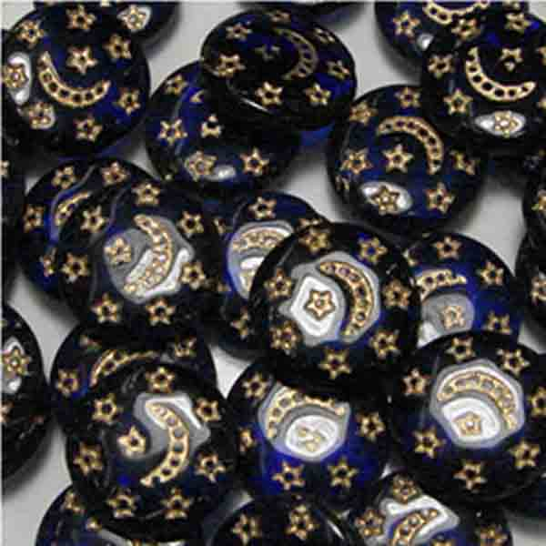 Cobalt Linsin with Gold Stars