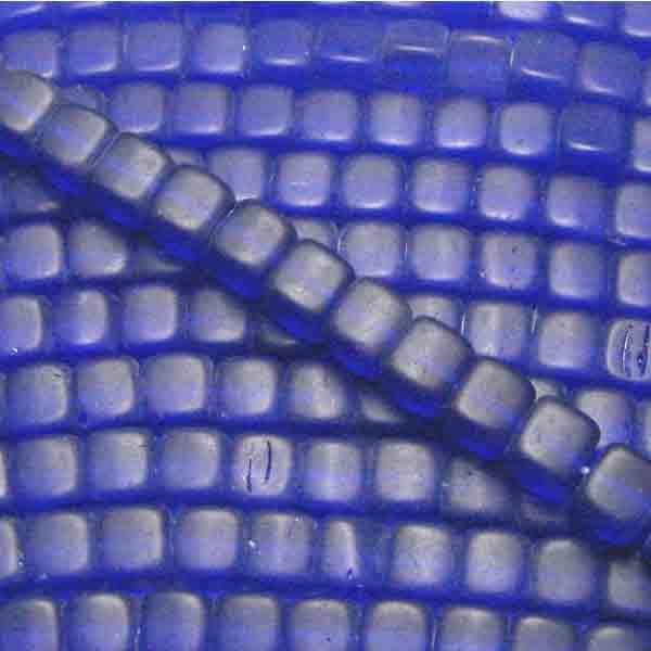 Cobalt Matte 6MM Rounded Edge Cube