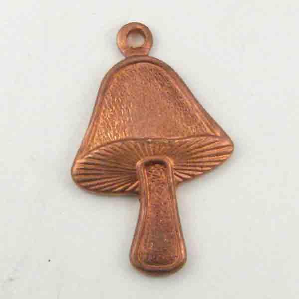 Copper-Brass 20X13MM Mushroom