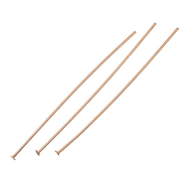 Copper 2 Inch 22 gauge Headpin