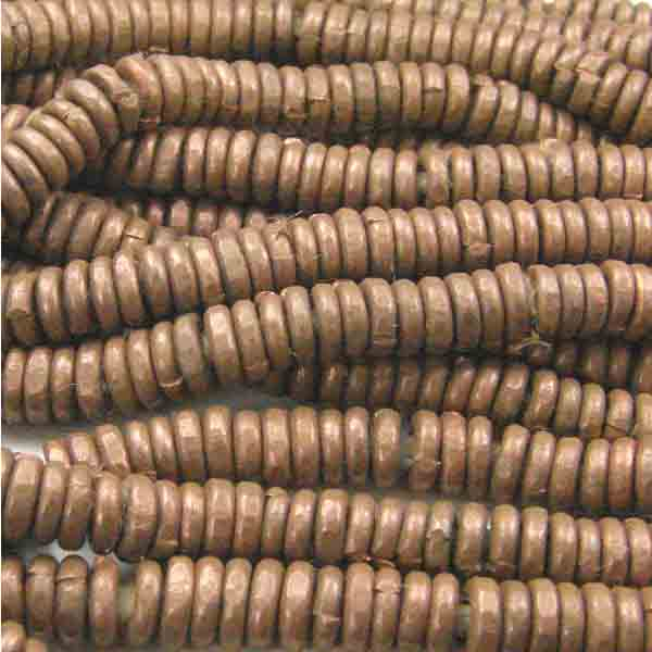 Copper 4x1.5MM Handformed Disc Spacer