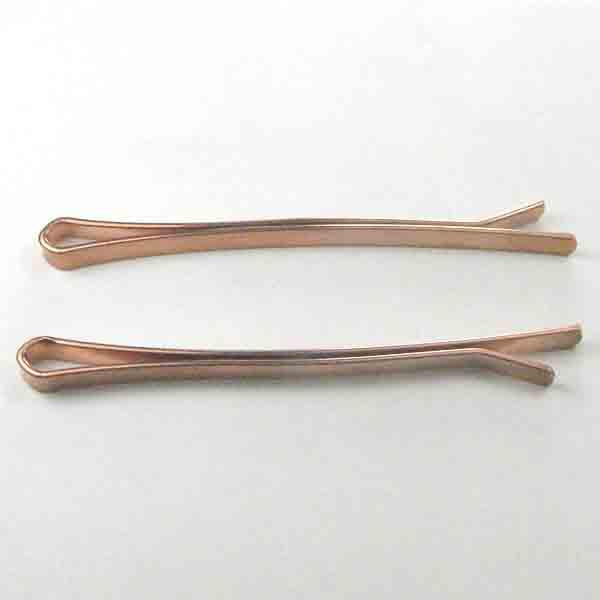Copper Clad Steele 2 1/8 Inch Bobby Pin 3MM Wide