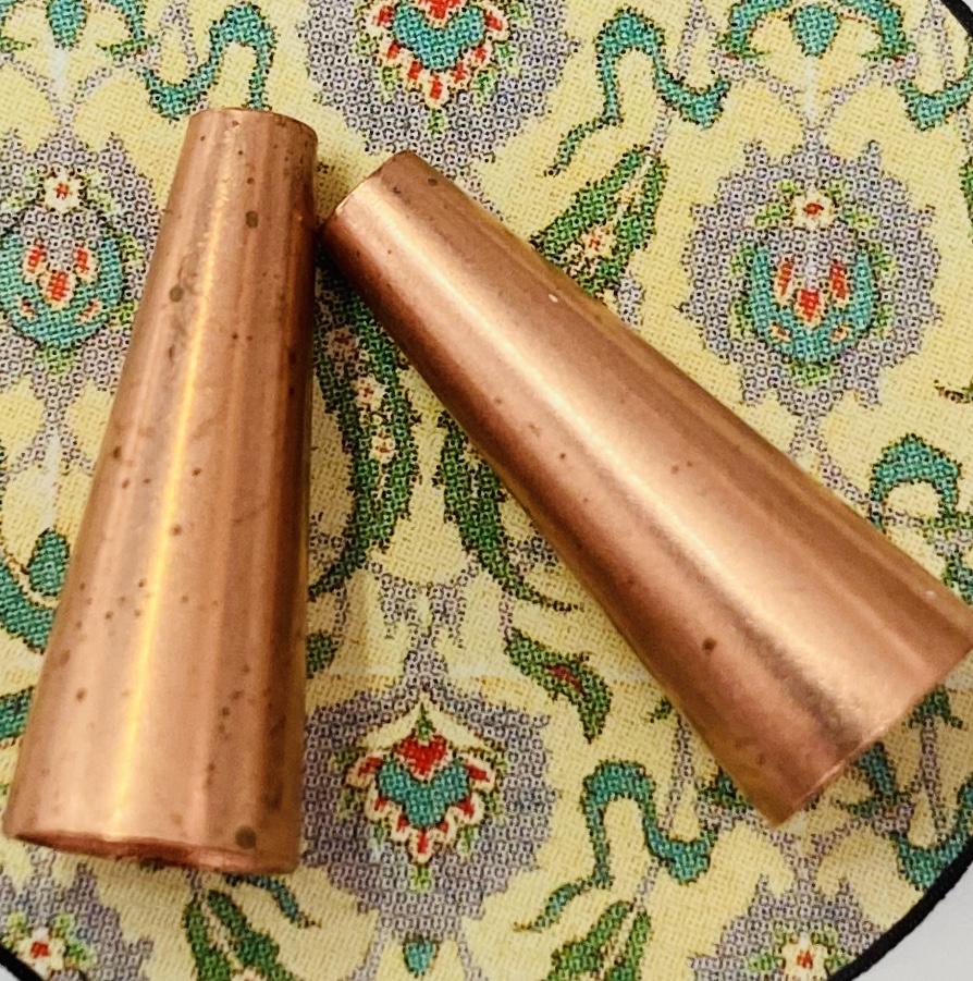 Coppery Brass 16x6MM Cone With 5MM Opening