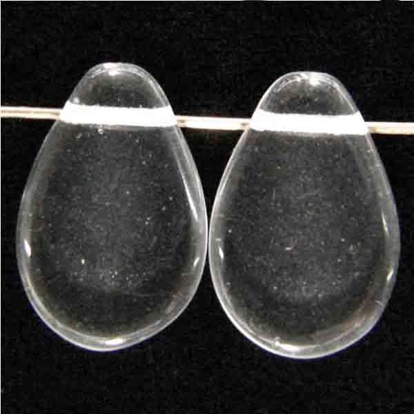 Crystal 12x18MM Flat Tear Drop