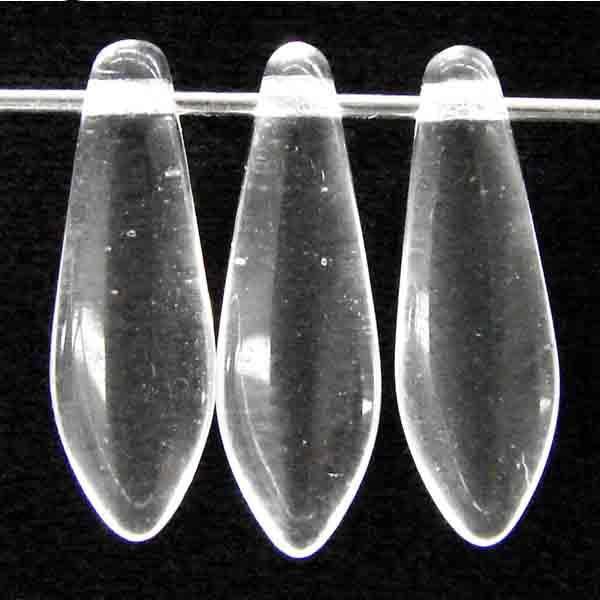 Crystal 16x5MM Dagger Pendant