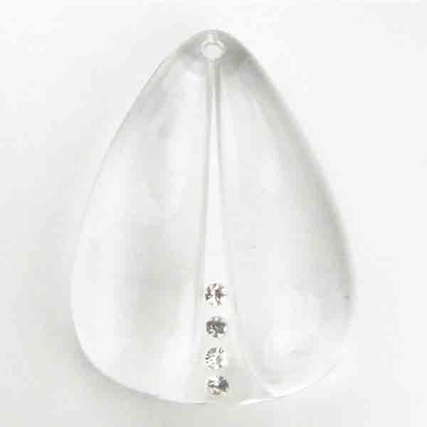 Crystal 29MM Triangle with Crystal Rhinestones