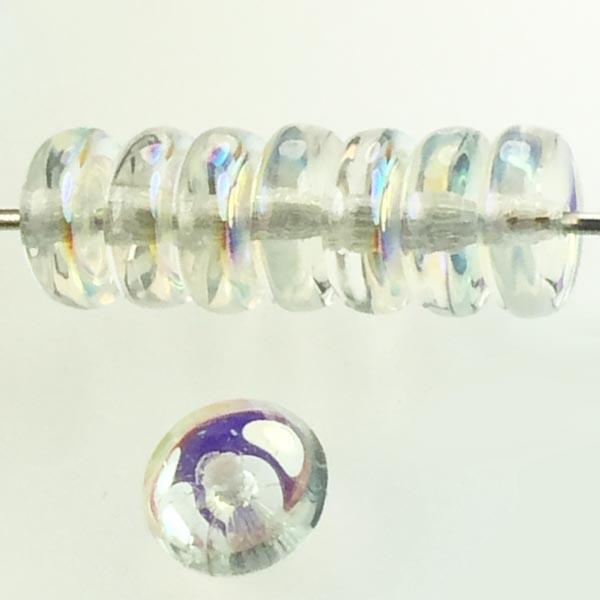 Crystal 6x3MM Belly Rondelle