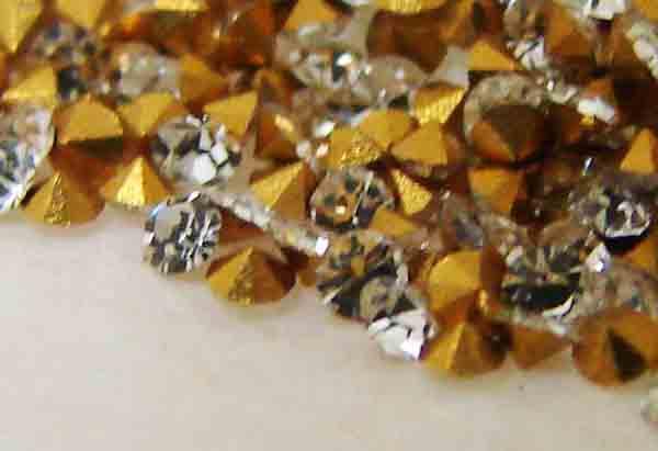 Crystal 5PP Rhinestone Pointback