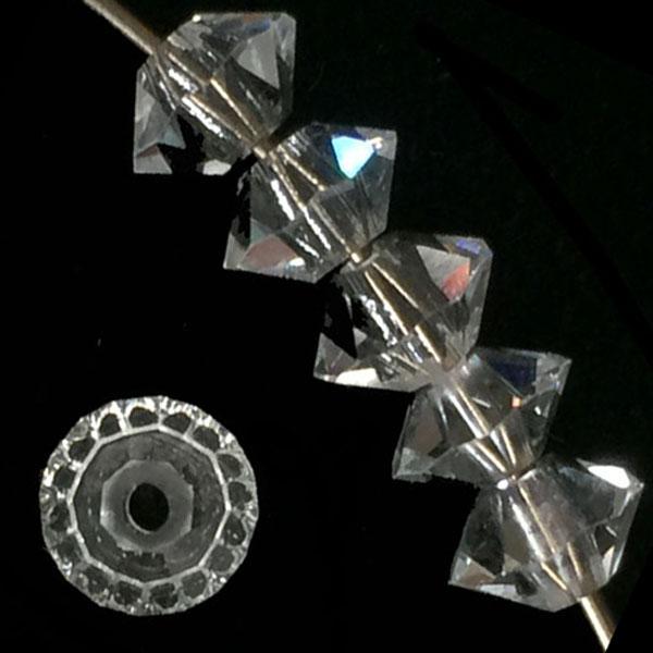 Crystal 5x3MM Swarovski Bicone Spacer Bead Art. 5305