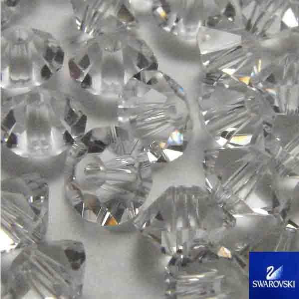 Crystal 6X4MM Cut Swarovski Flat Bicone Art. 5305