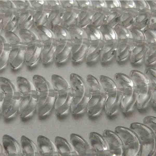 Crystal 8x4MM Crescent Wing