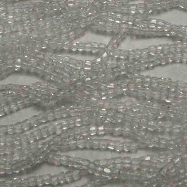 Crystal 9/0 3 Cut Seed Bead