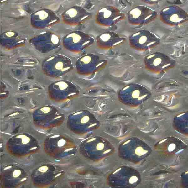 Crystal AB 10X8MM Twisted Oval